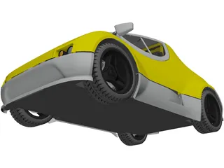 Urban Concept Car 3D Model preview