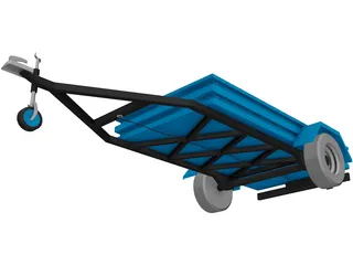 Trailer 1x-Axis 3D Model preview