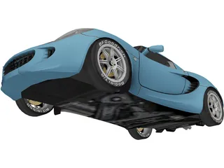 Lotus Elise S2 3D Model preview