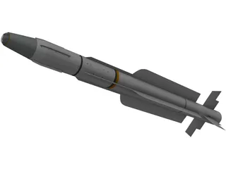 MBDA MICA Missile 3D Model preview