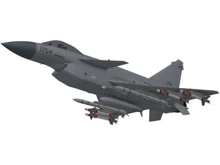 J-10C 3D Model preview