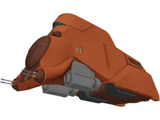 MTT Armored Transporter 3D Model preview