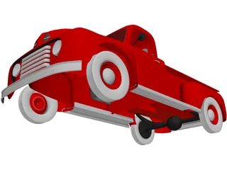 Ford F-1 Pickup (1950) 3D Model preview