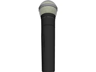 Microphone 3D Model preview