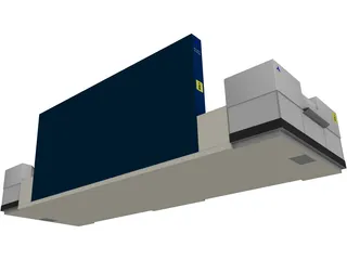 Airport Information Desk 3D Model preview