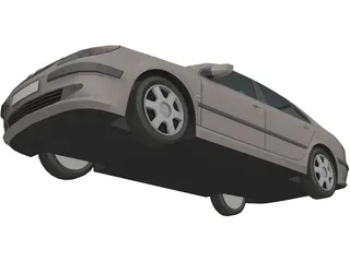Peugeot 607 3D Model preview