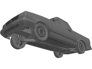 Volkswagen Saveiro 3D Model preview
