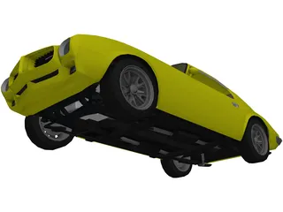 Pontiac Firebird (1970) 3D Model preview