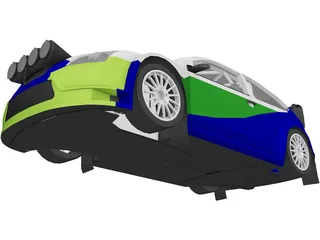 Ford Focus WRC (2006) 3D Model preview