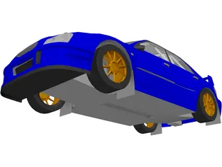 Subaru Impreza WRC (2003) 3D Model preview