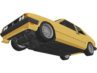 Volkswagen Scirocco GTi 3D Model preview