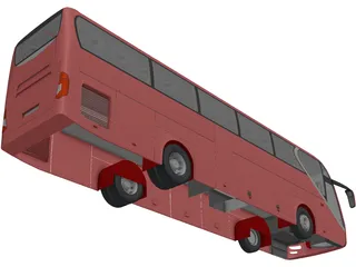 Volvo Bus 3D Model preview