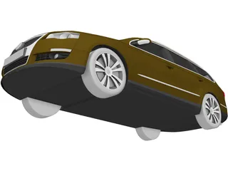 Volkswagen Passat Variant (2006) 3D Model preview