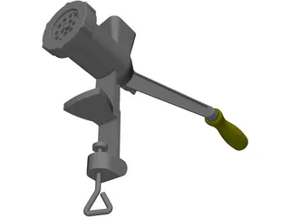 Meat Grinder 3D Model preview
