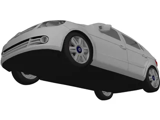 Volkswagen Gol G5 (2009) 3D Model preview