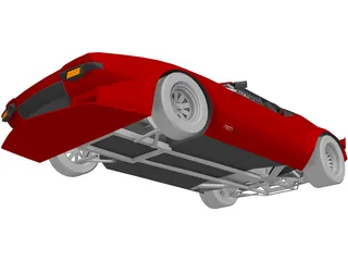 DeTomaso Pantera (1973) 3D Model preview