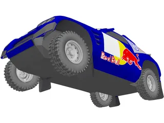 VW Touareg 3D Model preview