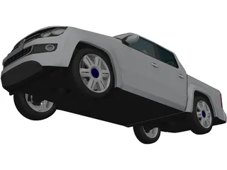 Volkswagen Amarok (2010) 3D Model preview