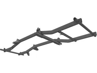 Frame Suzuki SJ 410 3D Model preview