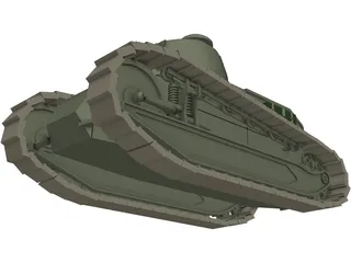 FT-17A 3D Model preview