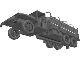 GMC 2.5 Truck 3D Model preview