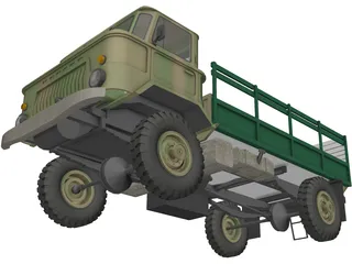 GAZ-66 3D Model preview