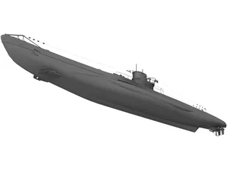 U-99 3D Model preview