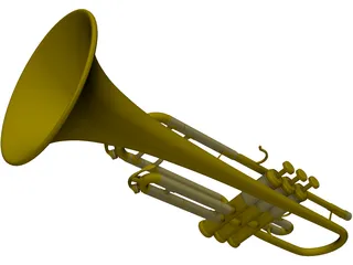 Trumpet 3D Model preview