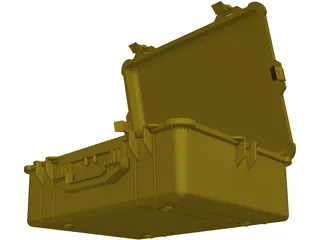 Pelican Case Model 1600 3D Model preview