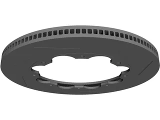 Brake Disc AP 267 3D Model preview