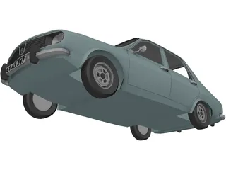 Renault 12 3D Model preview