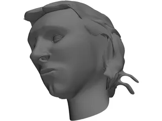 Head Messi 3D Model preview