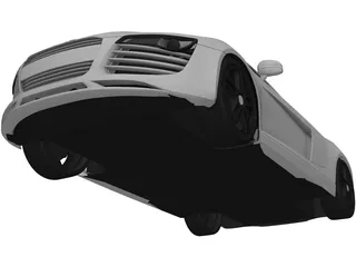 Audi R8 3D Model preview