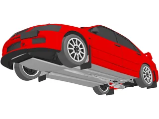 Mitsubishi Lancer Evolution IX 3D Model preview