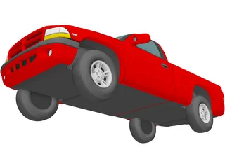 Dodge Dakota Sport Regular Cab V8 (1999) 3D Model preview