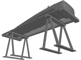 Dulcimer 3D Model preview