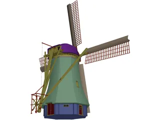 Windmill 3D Model preview