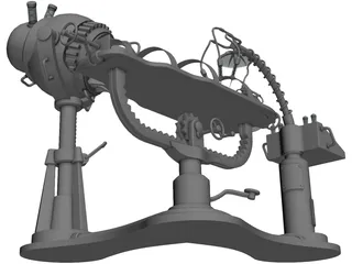 Mad Scientific Medical Device 3D Model preview