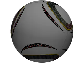 Soccer Ball Adidas Jabulani Official FIFA World Cup 2010 3D Model preview