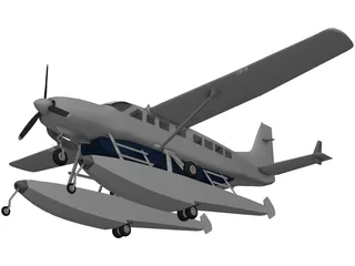 Cessna Caravan 3D Model preview
