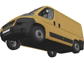 Citroen Jumper (2008) 3D Model preview
