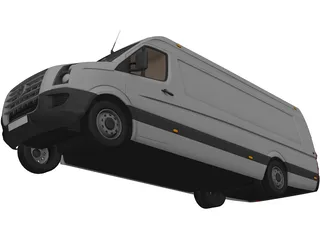 Volkswagen Crafter 3D Model preview