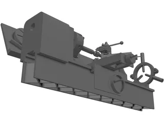 Convention Lathe 3D Model preview