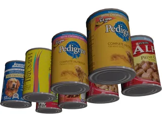 Dog Food 3D Model preview
