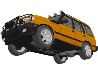 Land Rover Discovery G4 Challenge 3D Model preview