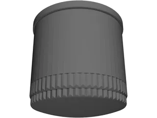 Oil Filter 3D Model preview