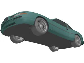 BMW 850i 3D Model preview
