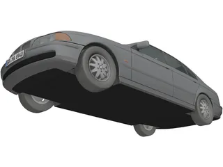 BMW 540i 3D Model preview