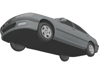 Peugeot 406 3D Model preview