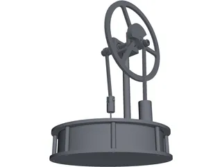 Stirling Engine 3D Model preview